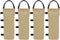 4 Pack 112 LBS Canopy Weights Sand Bags - No Sand for Canopy Outdoor Advertising Sunshade Fixed Windproof (Beige)...