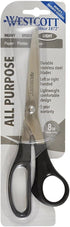 Westcott 13135 Value Line Stainless Steel Shears, Black, 8-Inch Long...