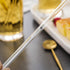 G Reusable Glass Straws Clear - 8.5 inches x 8 mm Straight Drinking Straws Healthy Eco-Friendly BPA Free 4 Pack (2 Straight + 2 Curved) with 4 Cle...