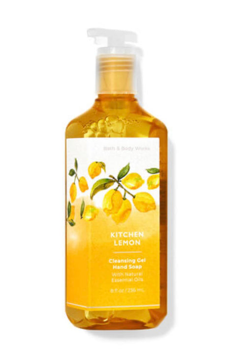 Bath & Body Works Kitchen Lemon Cleansing Gel Hand Soap 8 oz. (Kitchen Lemon)...