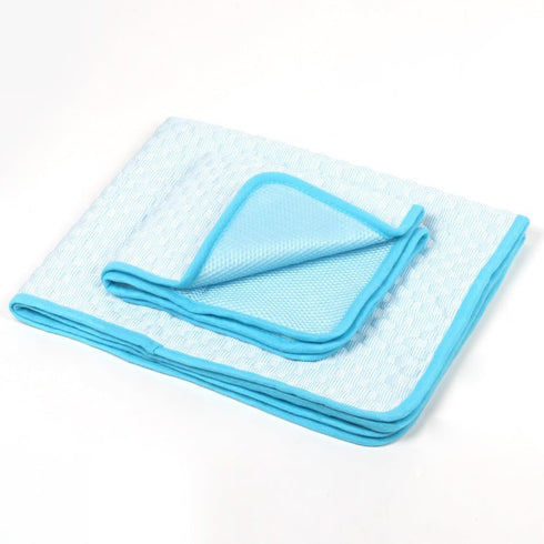 Cooling Mat Pad for Dogs Ice Silk Mat Dog Cooling Pad Summer Keep Your Pet Cool Pet Cool Mats for Dog and Cat Use in Crate Kennel Sofa Bed(S/50X40...