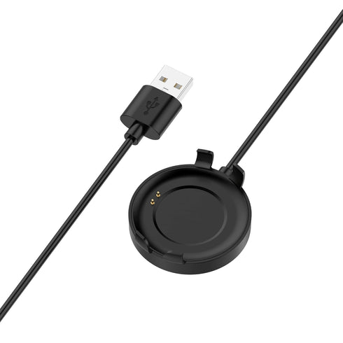 FitTurn[2-Pack Charger Compatible with Ticwatch GTK/Mobvoi CXB07 Smartwatch - Replacement USB Charge Charging Cable Wire Cord Dock Clip 3.3ft 100c...