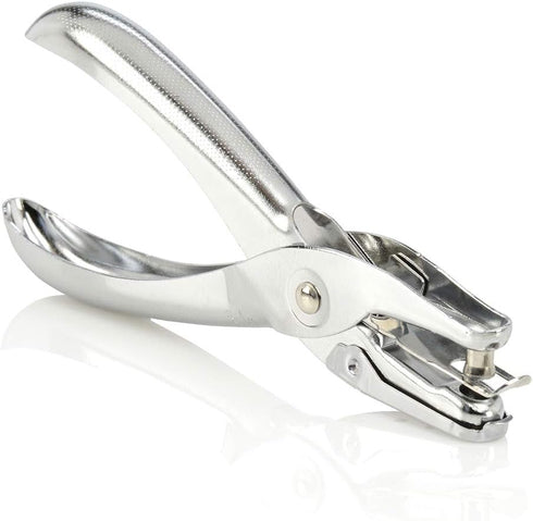 Swingline 1 Hole Punch, Hole Puncher, 5 Sheet Punch Capacity, Classic, Chrome, 2-Pack (74005)...