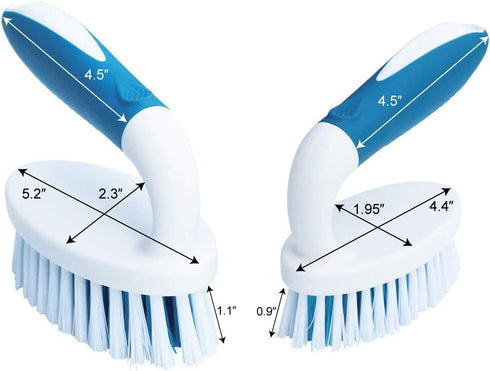PHYEX 2-Pack Large & Small Cleaning Brushes, Cleaning Carpet, Floor, Bathroom, Kitchenware...