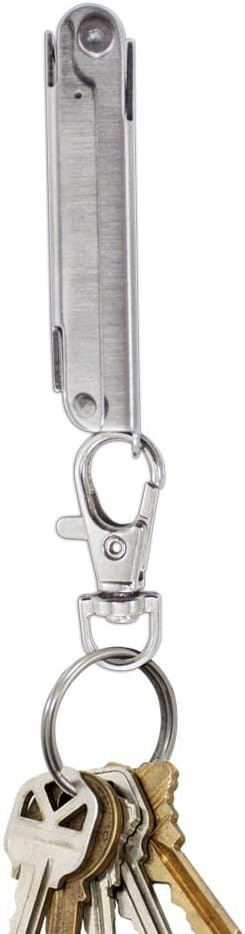 Lucky Line UtiliCarry Compact Micro Tool Stainless Steel, Multi-Tool Pocket Knife on Key Clip - for Everyday Carry, Camping Essentials, Hiking, Ou...