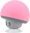 Mini Bluetooth Mushroom Speaker, 5V 3W Wireless Speaker Mini Audio Speaker Subwoofer with Suction Cup, Mushroom Design,...