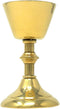 High Polished Brass Small Holy Wine Goblet Chalice, 0.8 Ounce...