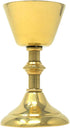 High Polished Brass Small Holy Wine Goblet Chalice, 0.8 Ounce...