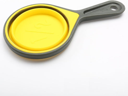 Collapsible Silicone Measuring Cups with 60ml/80ml/125ml/250ml - 4 Piece Set Kitchen Measuring Tools (4 Colors)...