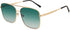 SOJOS Trendy Aviator Sunglasses Womens Oversized Retro Rhinestone Double Bridge Square Women Shades SJ1195...