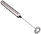 Milk Frother Handheld Electric Milk Foamer Portable Mini Mixer Machine Stainless Steel Touch Handheld Espresso Mixer Battery Operated Frother Coff...