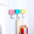 DDJYP Pack of 4 Creative Super Strong Magnetic Hooks, Colorful Heavy Duty Powerful Magnetic Hooks...