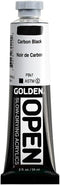 OPEN Slow-Drying Acrylics by GOLDEN, Carbon Black, 2 fl oz. tube, Professional Acrylic Paint, Opaque...