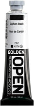OPEN Slow-Drying Acrylics by GOLDEN, Carbon Black, 2 fl oz. tube, Professional Acrylic Paint, Opaque...