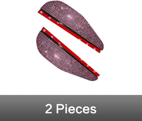 2PCS Car Rear View Mirror Rain Visor Guard,Universal Car Rear View Mirror Rain Cover,Waterproof Auto Mirror Rain Visor,Carbon Fiber Car Side Mirro...