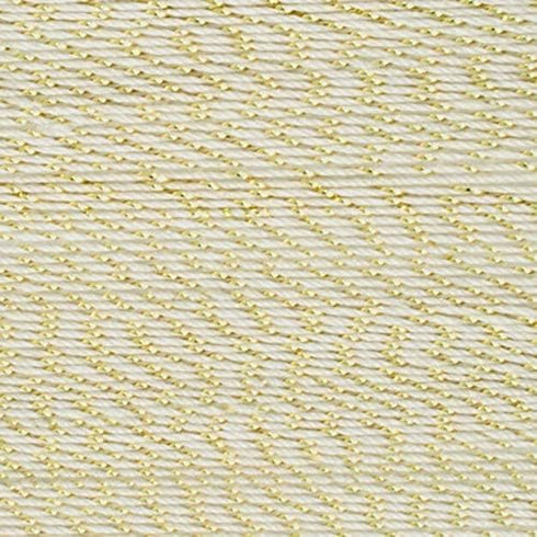 Aunt Lydia Metallic Natural/Gold Yarn - 3 Pack of 100y/91m - Mixed Materials - 10-100 Yards - Knitting/Crochet......