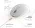 POUT - H4 Qi Wireless Charging Rechargeable Wireless Mouse - for Desk Works w/Wireless Chargers - Ambidextrous/Silent/Optical (White)...
