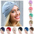 Women's Sleep Turban Pre Tied Cotton Chemo Cap Beanie Turban Headwear for Cancer Patients...
