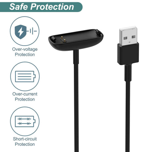 Kissmart Inspire 3 Charger, Replacement USB Charging Cable for Fitbit Inspire 3 (1ft/30cm)......