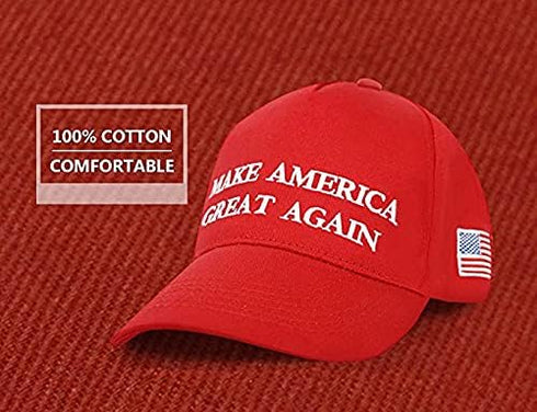 Make America Great Again Hat, 2024 Trump Cotton MAGA Baseball Cap Red...