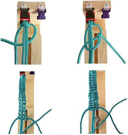 Afantti Bracelet Maker Making Kit Paracord Jig Tool with | 10 Paracord | for Braiding Bracelets...