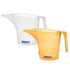 Funnel Pitcher with Spout 2pc Set | 1 Liter Plastic Measuring Pitchers for Cake, Pancake Dispenser, Soap Pouring or Oil Automotive use...