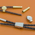 12pcs/lot bolo tie tip zinc alloy DIY part of necktie accessories...