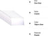 Plastic Envelopes with Zipper, 5 x 10 Clear Poly Envelope Folder for Money Receipts Coupons Bills, 10 Packs...