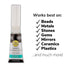Jewelry & Metal Glue – No Drip Instant Adhesive – Waterproof for Repairing Necklaces, Bracelets, Earrings – 3 Pack...