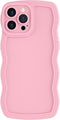 Designed for iPhone 13 Pro Max Case, Cute Curly Wave Edge Phone Cover, Soft Liquid Silicone Camera Protection Phone Case with iPhone 13 Pro Max, P...