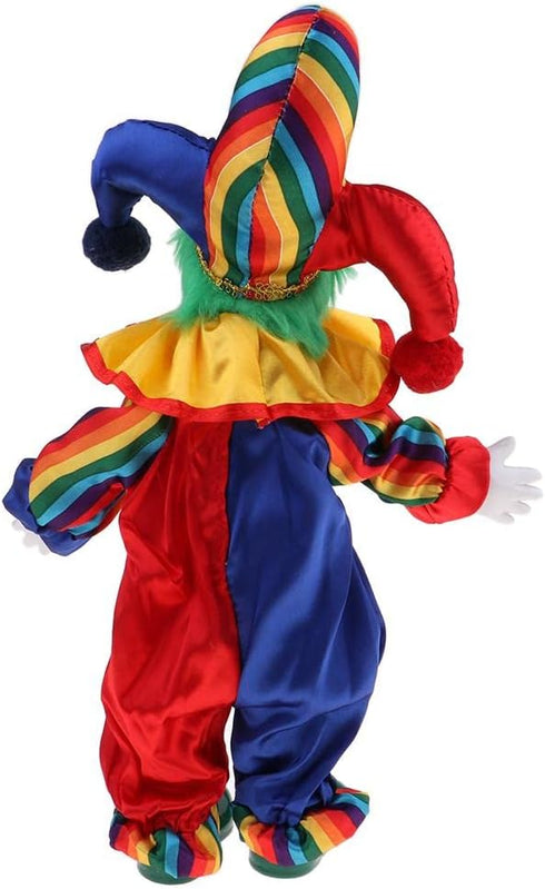 38cm Lovely Smiling Porcelain Clown Doll for Kids Birthday Gifts Halloween Christmas Table Decoration #1...