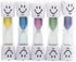 Dadam 2 Minute Sand Timer Set of 5 - Smiley Sand Timers Set for Brushing Children's Teeth - 5 Color Colorful Hourglass Timer - Easy to Use for Kid...