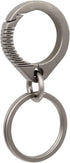 Titanium Key Holder Heavy Duty Quick Release Keychain Clip with Key Ring for Men and Women...