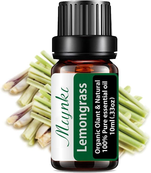 Lemongrass Essential Oils Plant & Pure Jasmine Oil for Diffuser, Humidifier,Perfume, Bath-10ml...