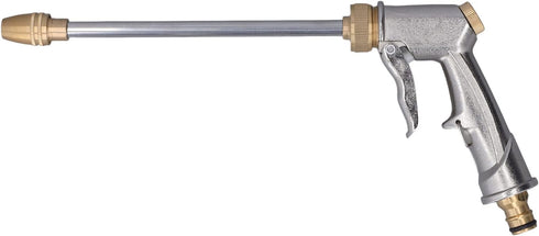 Pressure Washer Gun with Adjustable Nozzles Garden Hose Spray Cleaning Tool 0.5in Hose Coupler...