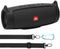 co2CREA Silicone Travel Case Replacement for JBL Charge 4 Waterproof Bluetooth Speaker (Black Case)...