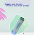 RGP Hard Contact Lens Case with Plunger, Design Lens Insert Tool and Remover, Portable Contact Lens care Storage Container Box...