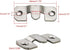 Luomorgo 10 Pack Z-Clips Flush Mount Bracket Heavy Duty Picture Hangers Interlocking Photo Frame Hook for Hanging Headboards Large Picture Display...