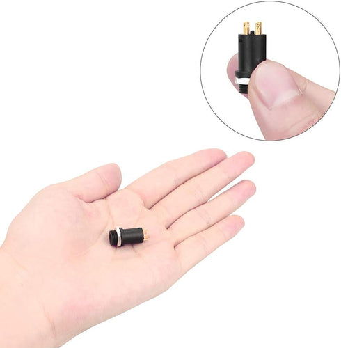 10pcs 3.5mm Mini Stereo Female Jack Socket Plug with Nuts 3.5mm Stereo Panel Mount Jack Solder Connector Headphone Audio Video Vertical Socket 4 P...