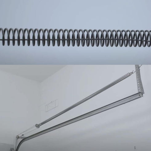 Garage Door Safety Cable for Extension Springs Galvanized Carbon Steel 8.5ft x 1/8" 7x7 Strands - 1Pair...