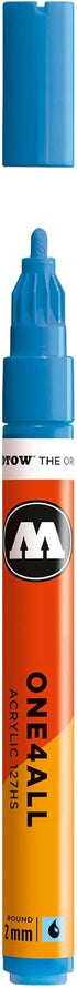 MOLOTOW ONE4ALL Acrylic Paint Marker, 2mm, Shock Blue Middle, 1 Each (127.205)...
