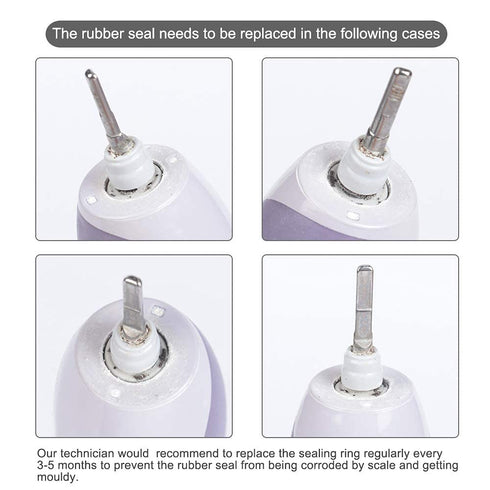 Electric Toothbrush Waterproof Shaft Rubber Pad Compatible with Philips HX6511 HX6530 HX6710 HX6730 HX6920 HX6930 HX6950 HX9140 HX9340 HX9350 HX91...