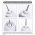 Electric Toothbrush Waterproof Shaft Rubber Pad Compatible with Philips HX6511 HX6530 HX6710 HX6730 HX6920 HX6930 HX6950 HX9140 HX9340 HX9350 HX91...