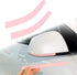 Fit Ttesl Model 3 Side Mirror Trim Strip Compatible with Model 3 2017-2023 Protect Side Mirror Trim Cover ABS Exterior Accessories(Light Pink)...