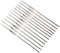 12 PCS Crochet Hooks Set Steel, Small Size Latch Hook Crochet Needle 0.6 mm to 1.9 mm Sweater Scarf Clothing Knitting Crochet Tool......