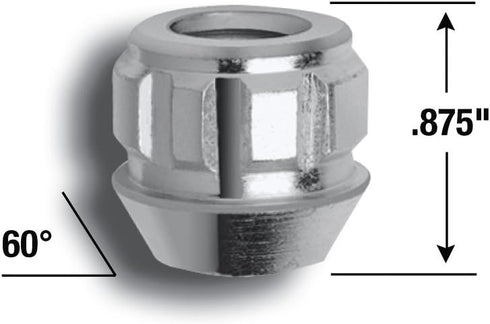 Gorilla Automotive 78641N Acorn Open End Wheel Locks (14mm x 1.50 Thread Size) - Pack of 4...