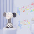 Baby Toys 0-12 Months, Black and White Newborn Toys, Soft Plush Rattle Stuffed Animal Toy with Teether and Sound, Developmental Hand Grip Toys (El...