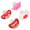 Funny Baby Pacifiers,Lips Pacifiers for Babies 3-18 Months,Baby Teeth and Vampire Pacifier Funny Pacifiers for Boys and Girls BPA Free...