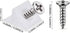 120 Pcs Drawer Wedges Drawer Bottom Repair Fixing Mending Wedges with Screws, Plastic Angle Code Bracket Fasteners, Drawer Reinforcement Repair Ki...