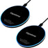 Gigastone 2 Pack Wireless Charger, 15W Max Qi-Certified Fast Wireless Charging Pad, Compatible with iPhone 15/14/13/12/11/X/8 Series, Samsung Gala...